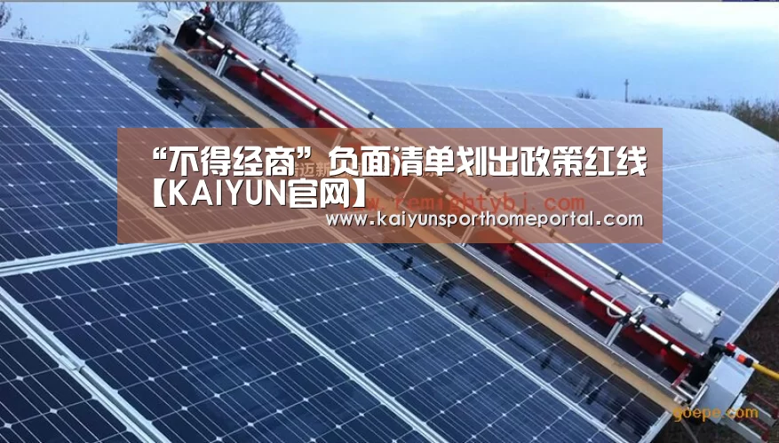 “不得经商”负面清单划出政策红线【KAIYUN官网】(图1) 开云体育稳定访问